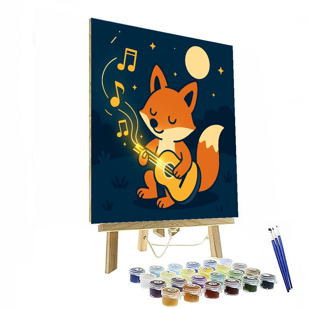 Moonbeam Music Fox DIY paint by numbers