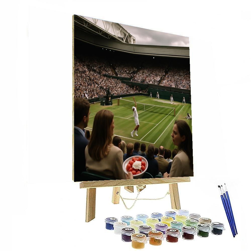 Wimbledon Finals Crowd Cheer Paint by numbers kits