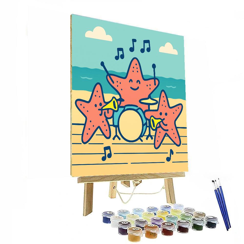 Starfish Street Band paint by numbers