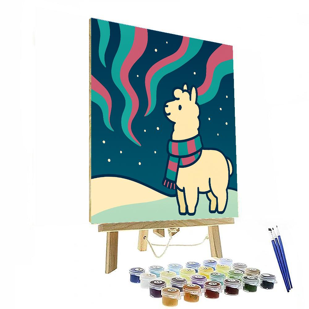 Aurora Alpaca Afternoon Paint by numbers kits