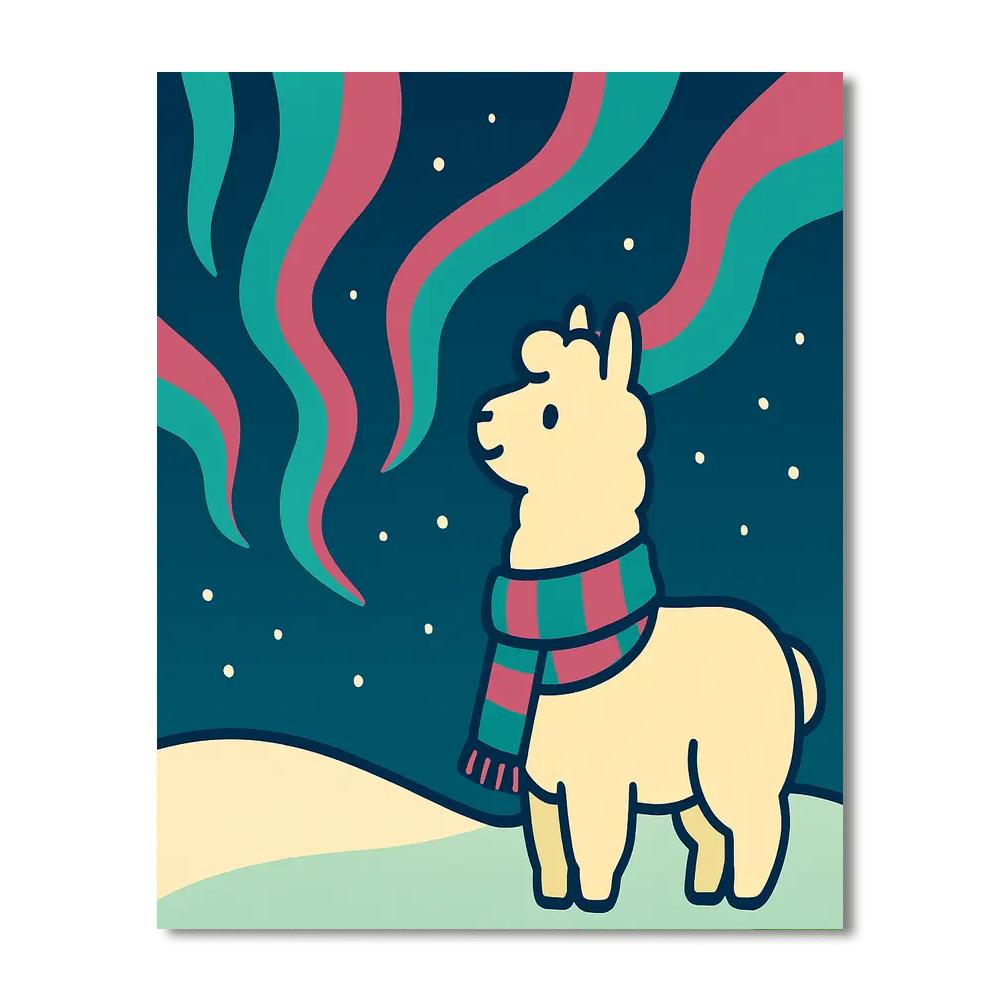 Aurora Alpaca Afternoon Paint by numbers kits