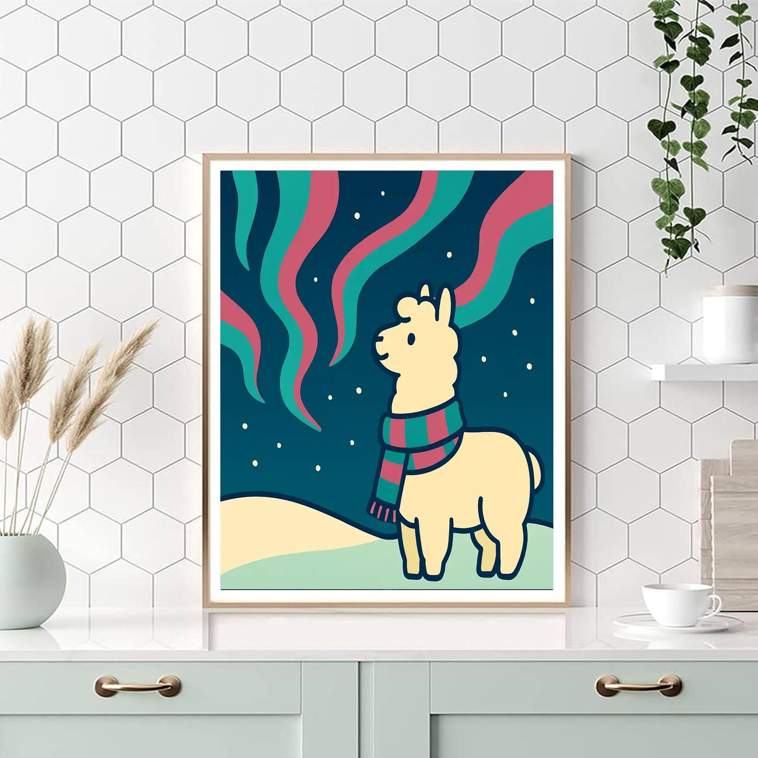 Aurora Alpaca Afternoon Paint by numbers kits