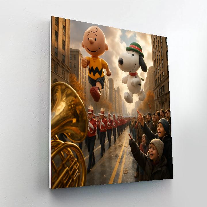 Thanksgiving Parade Macy’s Float Paint by numbers kits