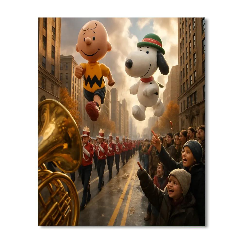 Thanksgiving Parade Macy’s Float Paint by numbers kits