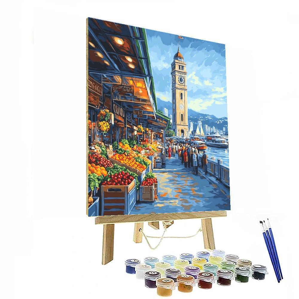 Ferry Building Marketplace San Francisco United States Paint by numbers art