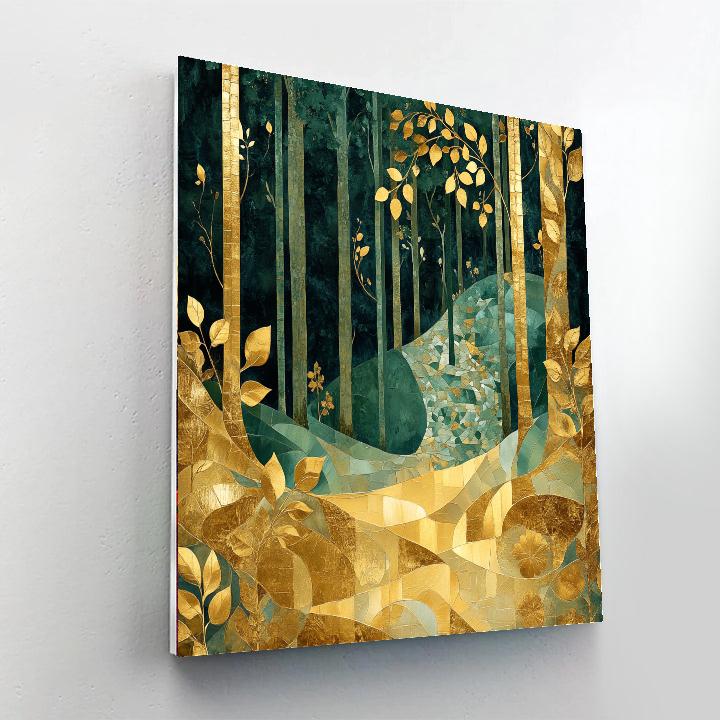 Gustav Klimt Inspired Mythical Forest Spirits Paint by numbers art