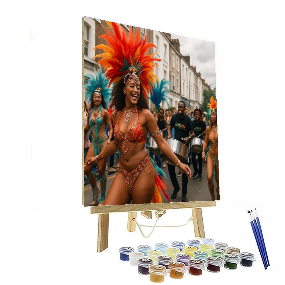 Carnival In Notting Hill painting number kit