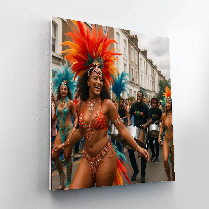 Carnival In Notting Hill painting number kit