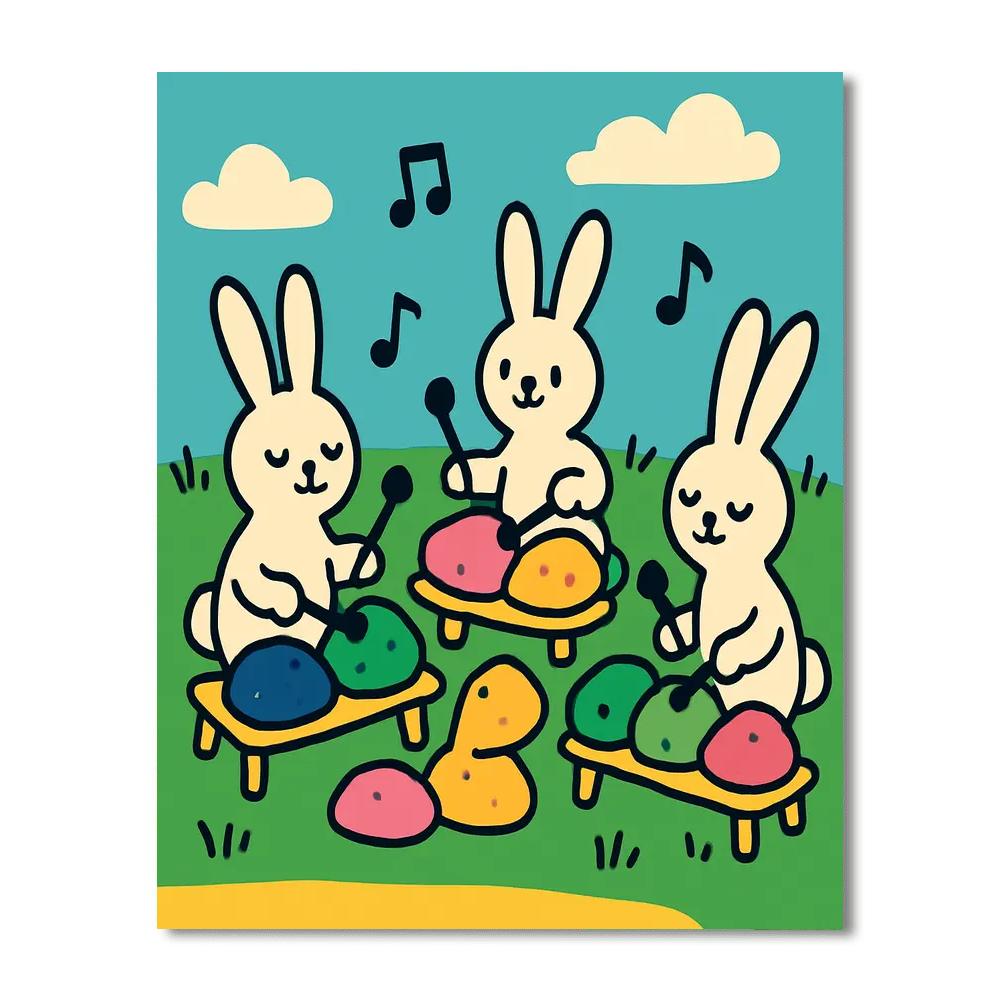 Meteor Meadow Music Numbered painting kits