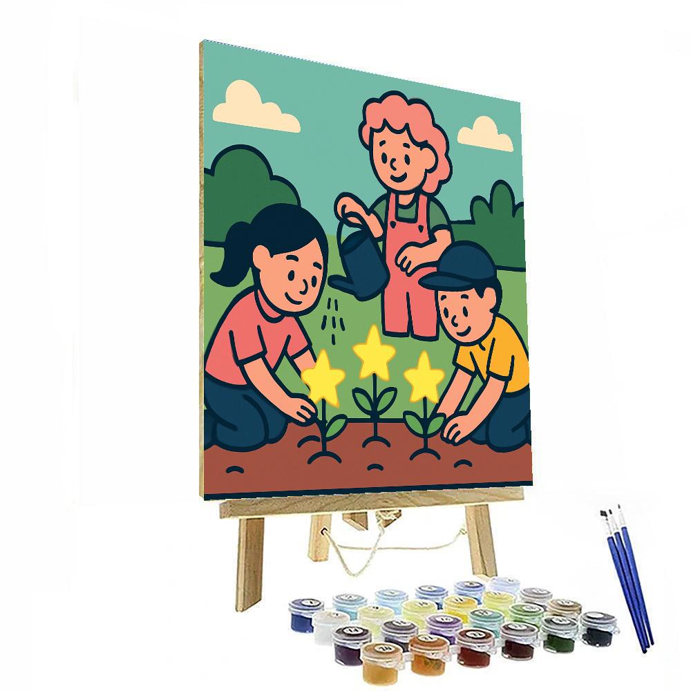 Star Seedlings Paint by numbers kits