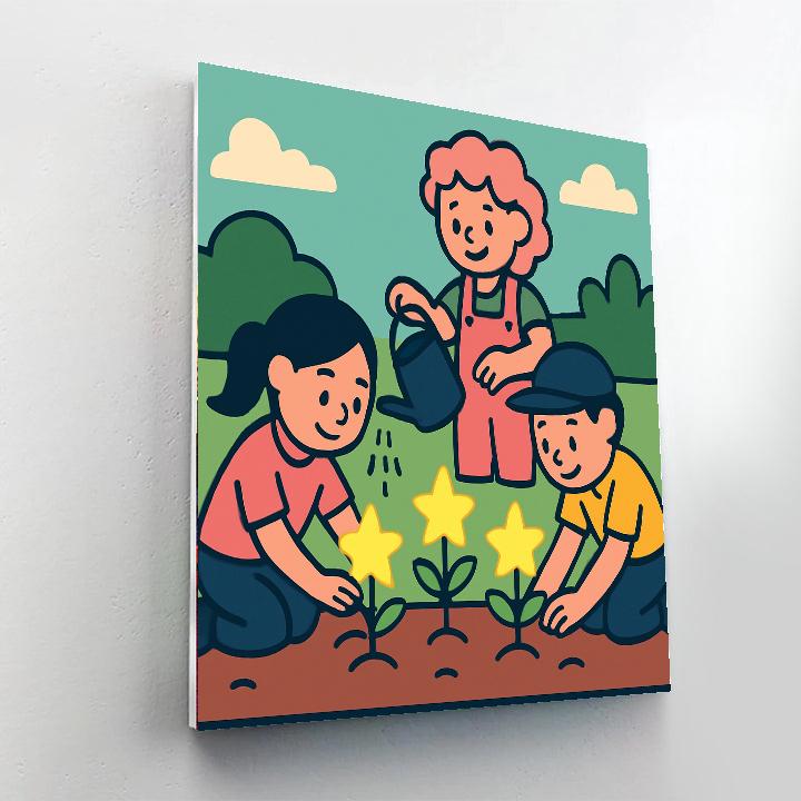 Star Seedlings Paint by numbers kits
