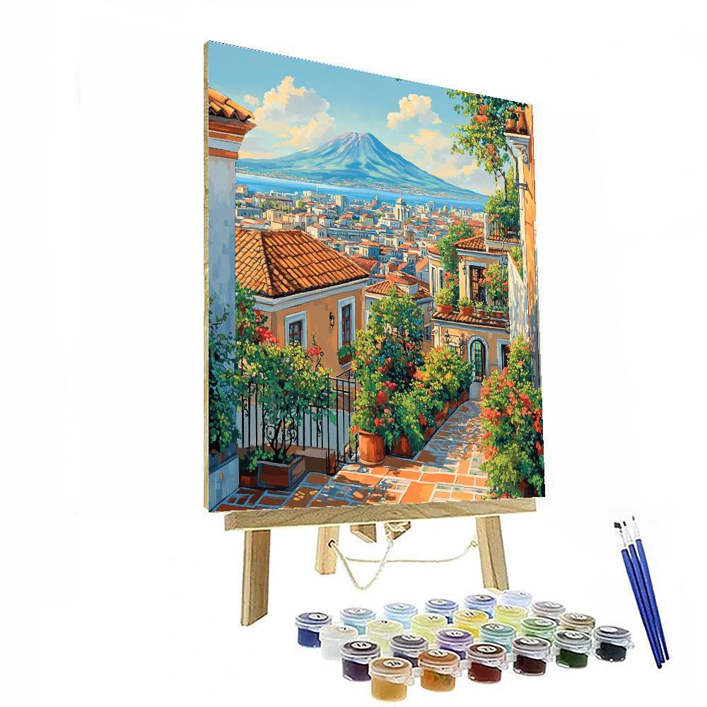 Rooftop Gardens Of Mexico City Centro Historico Mexico Painting by numbers kit