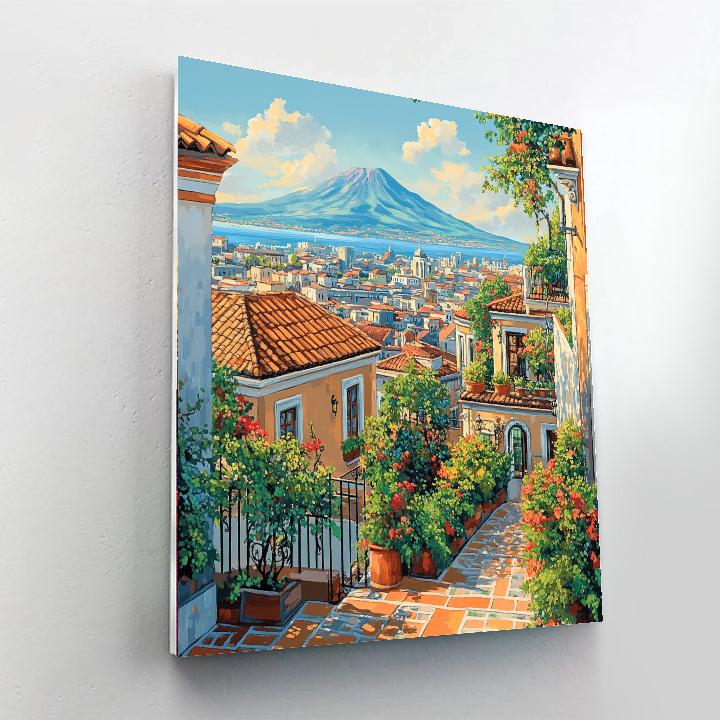 Rooftop Gardens Of Mexico City Centro Historico Mexico Painting by numbers kit