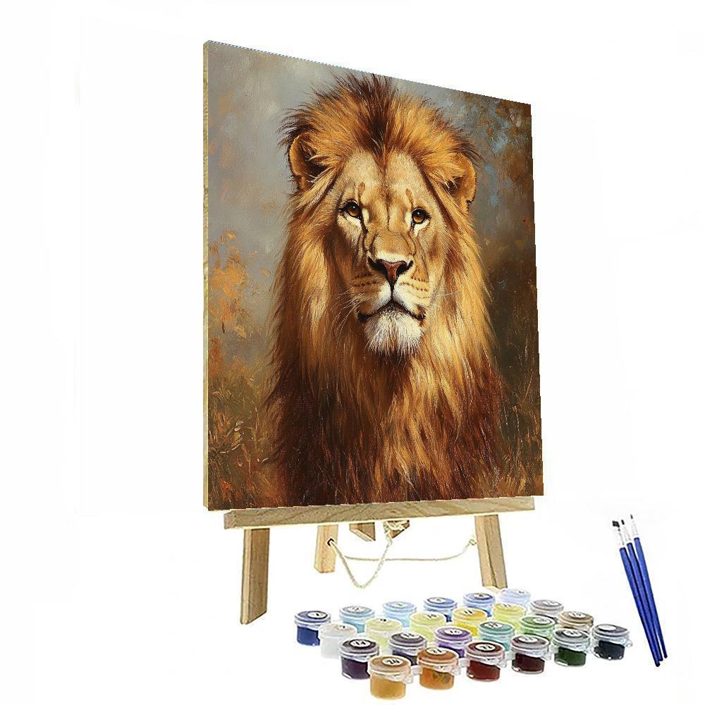 Edwin Landseer Inspired Majestic Lion Portrait Paint by numbers kits