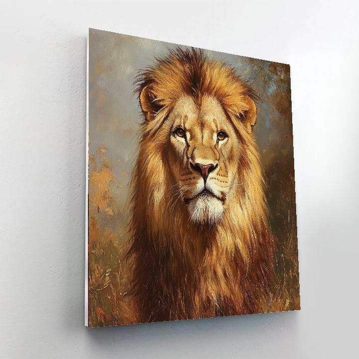 Edwin Landseer Inspired Majestic Lion Portrait Paint by numbers kits