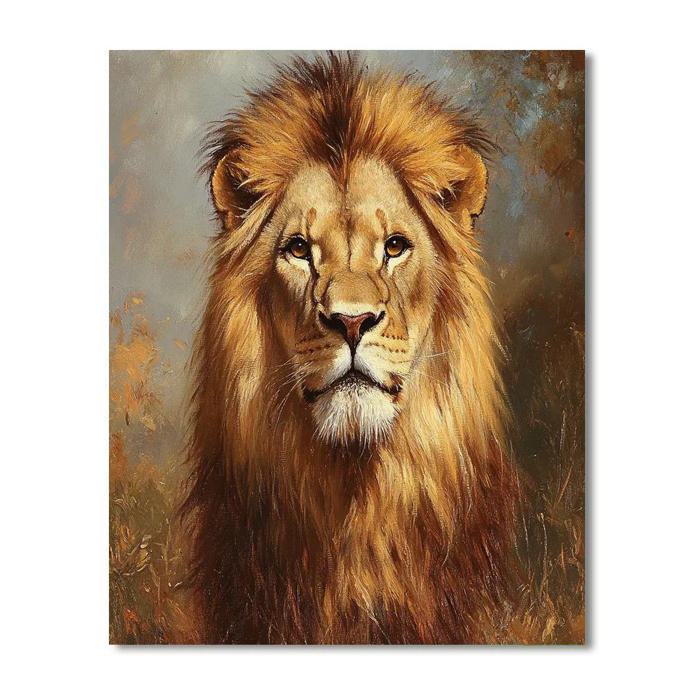 Edwin Landseer Inspired Majestic Lion Portrait Paint by numbers kits