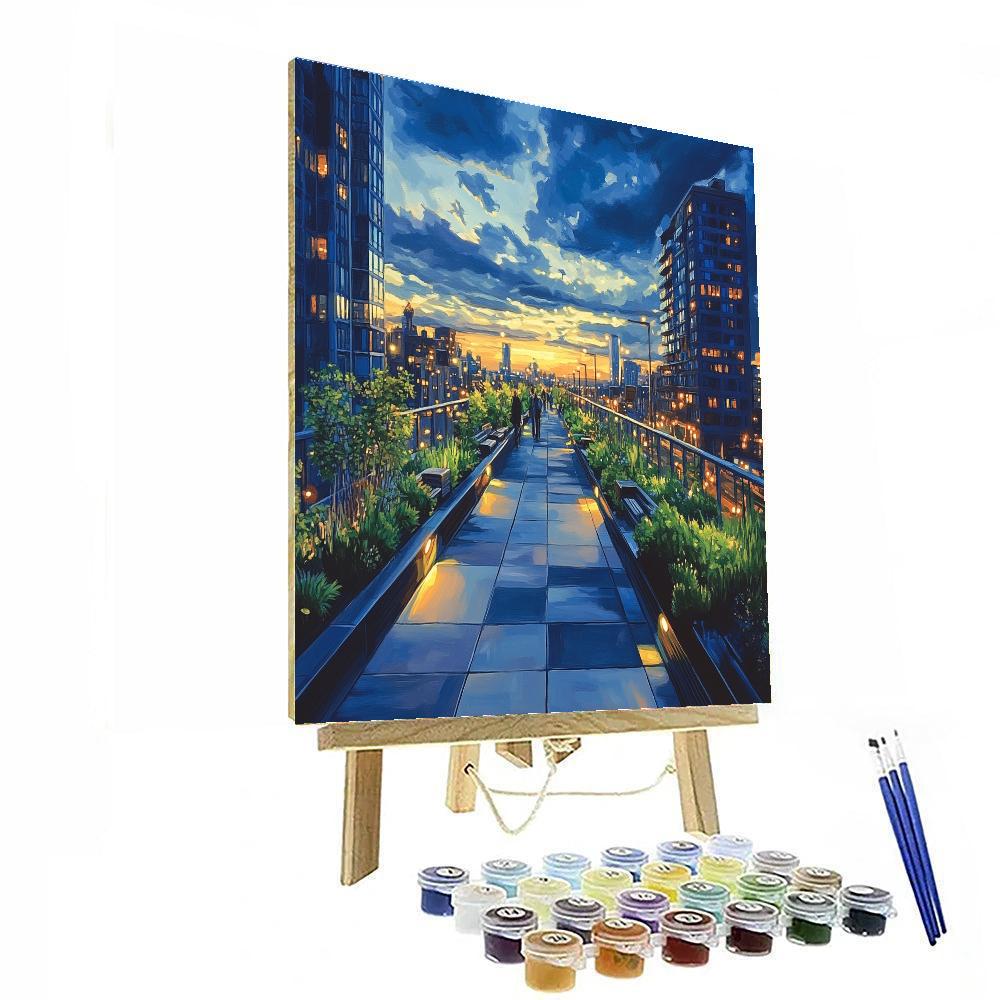 Seoullo 7017 Skygarden Seoul South Korea Paint by numbers kits
