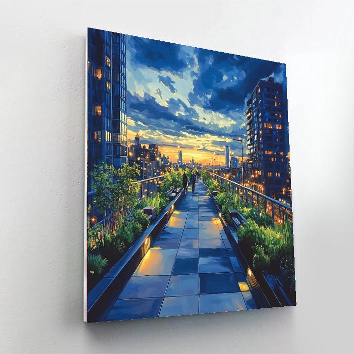 Seoullo 7017 Skygarden Seoul South Korea Paint by numbers kits