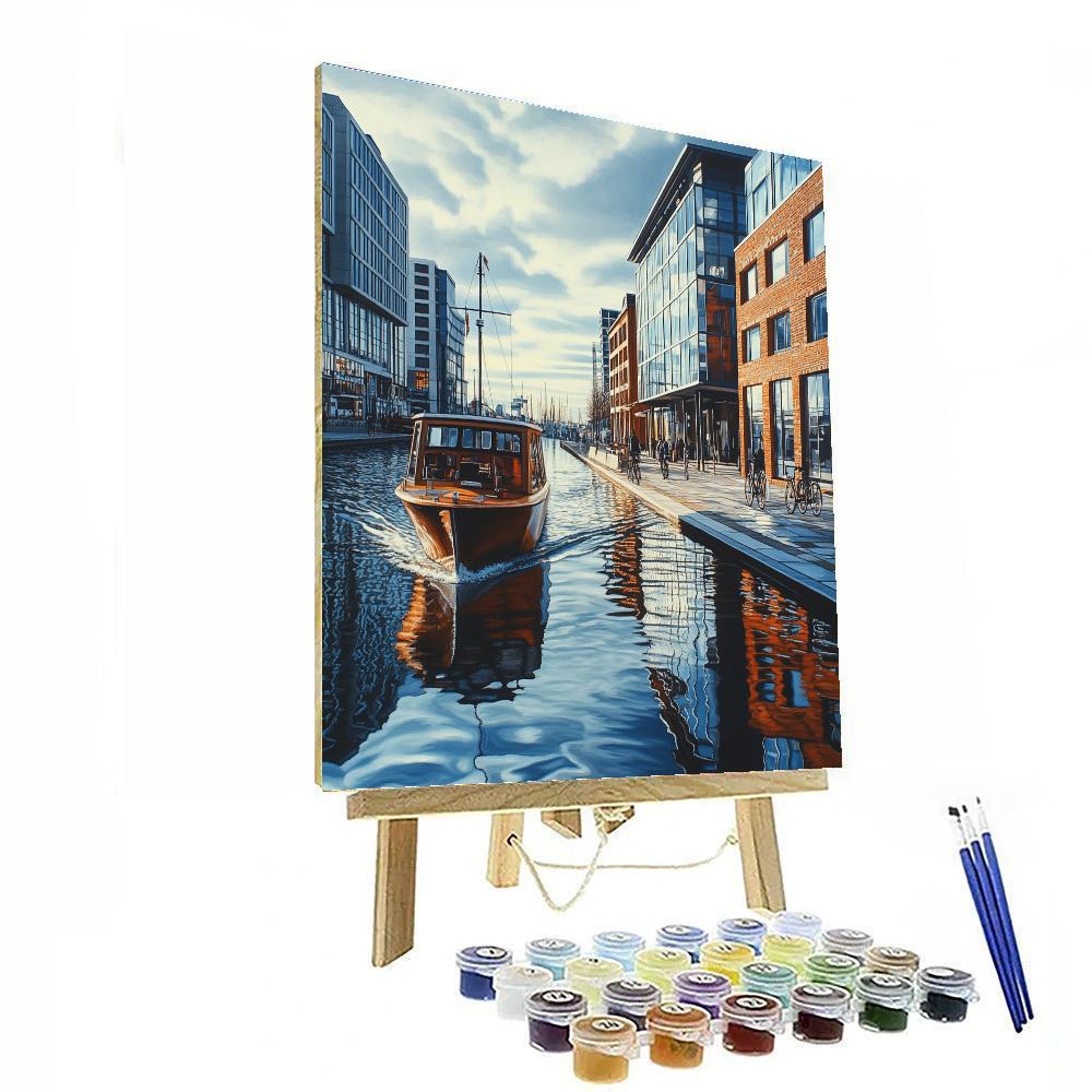 HafenCity Modern Waterfront Hamburg Germany Paint by numbers art
