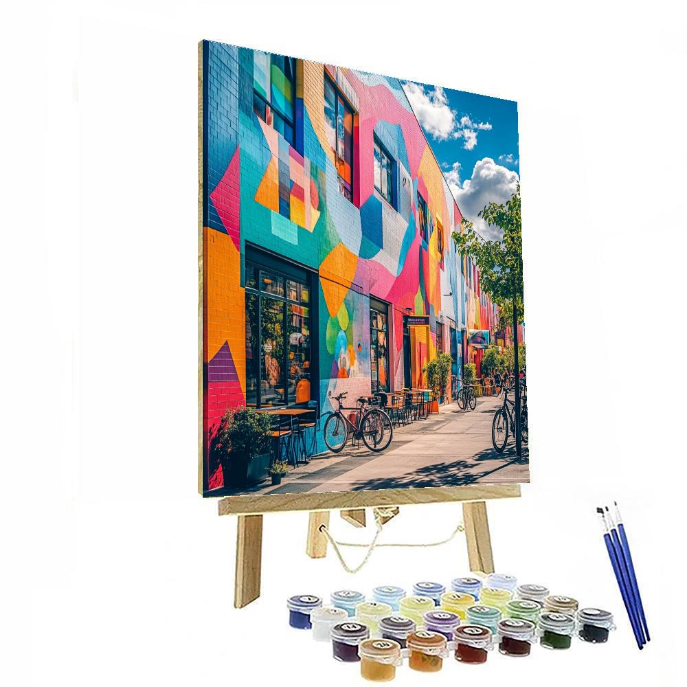 Montreal Plateau Murals Saint Laurent Avenue Canada painting number kit