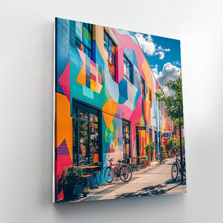 Montreal Plateau Murals Saint Laurent Avenue Canada painting number kit