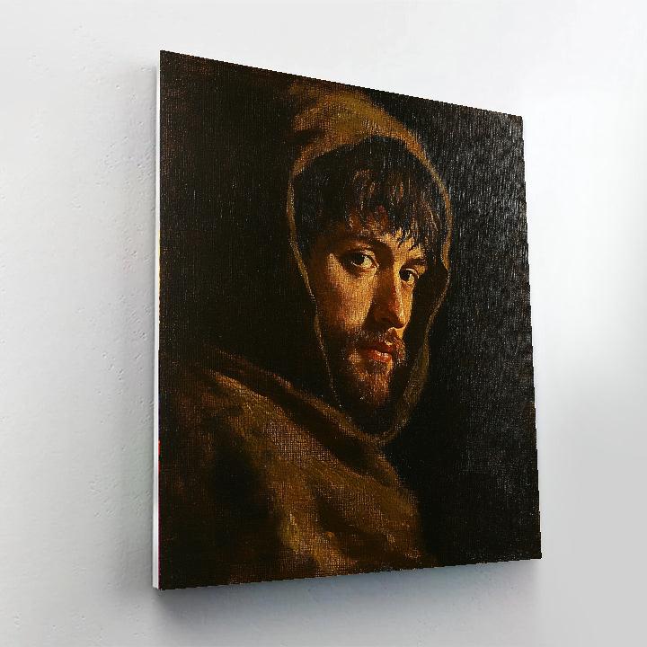 Rembrandt Inspired Dramatic Portrait paint by number