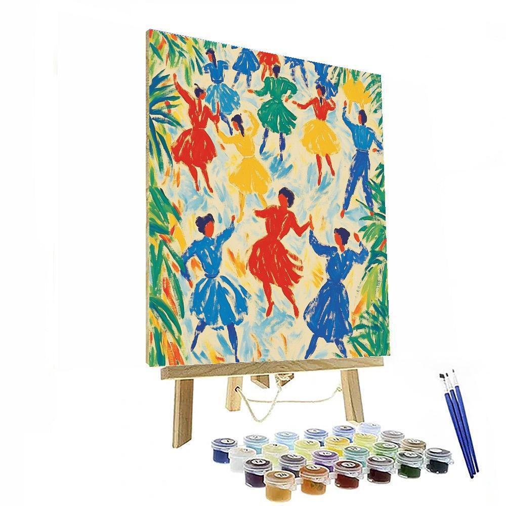 Henri Matisse Inspired Joyful Dance Celebration Numbered painting kits