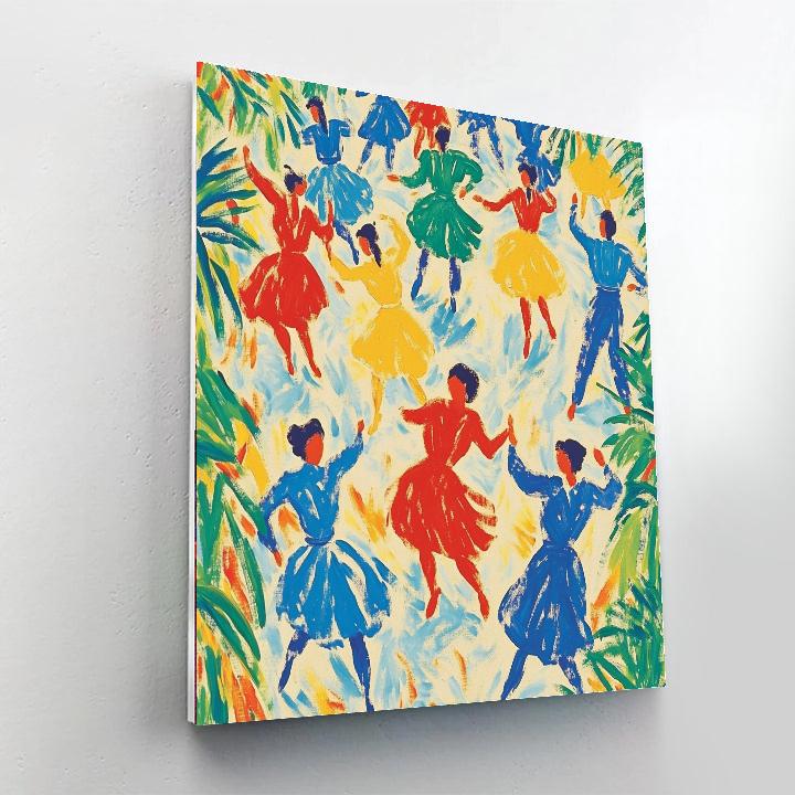 Henri Matisse Inspired Joyful Dance Celebration Numbered painting kits