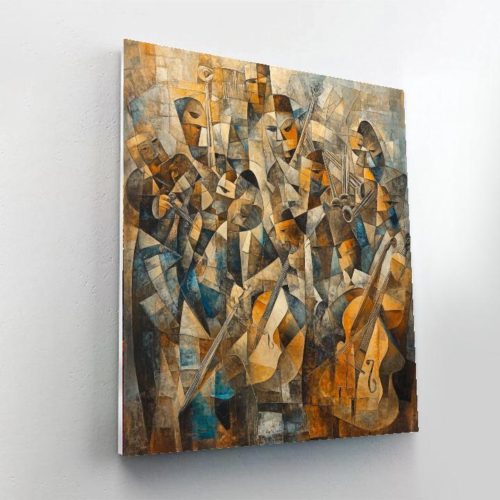 Pablo Picasso Inspired Abstract Musicians painting number kit