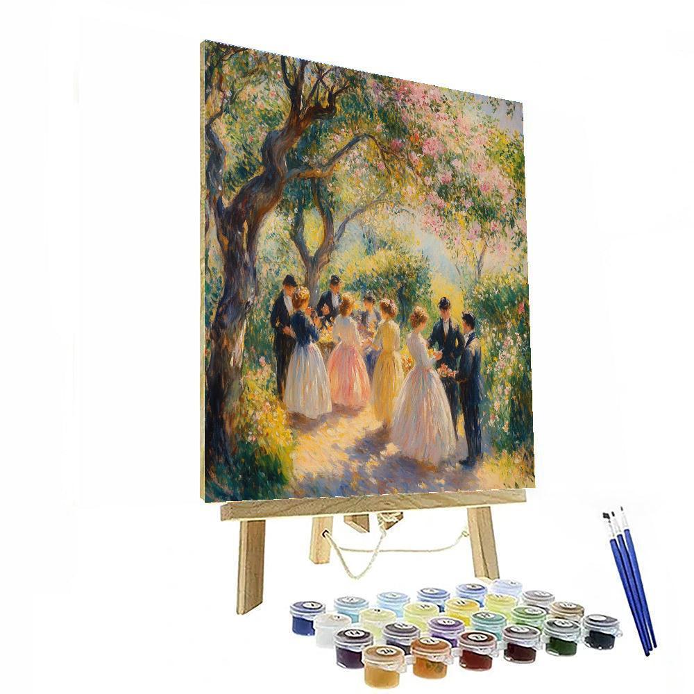 Pierre-Auguste Renoir Inspired Summer Garden Party Numbered painting kits