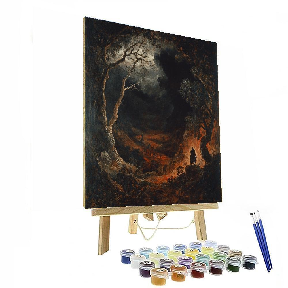 Francisco Goya Inspired Dark Mythology painting number kit