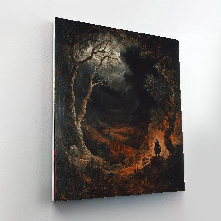 Francisco Goya Inspired Dark Mythology painting number kit