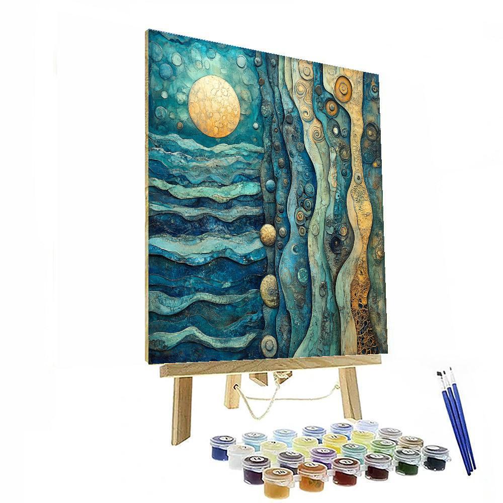 Max Ernst Inspired Surreal Underwater World Paint by numbers art