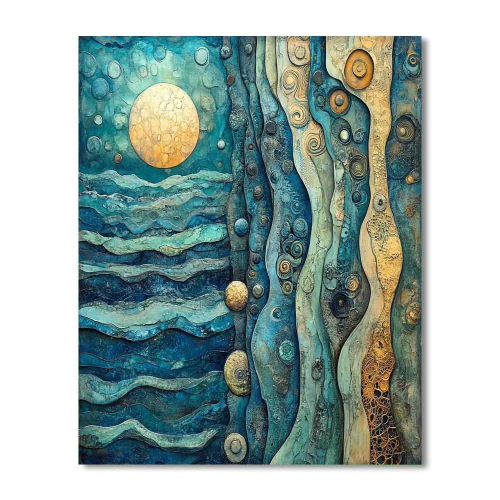 Max Ernst Inspired Surreal Underwater World Paint by numbers art