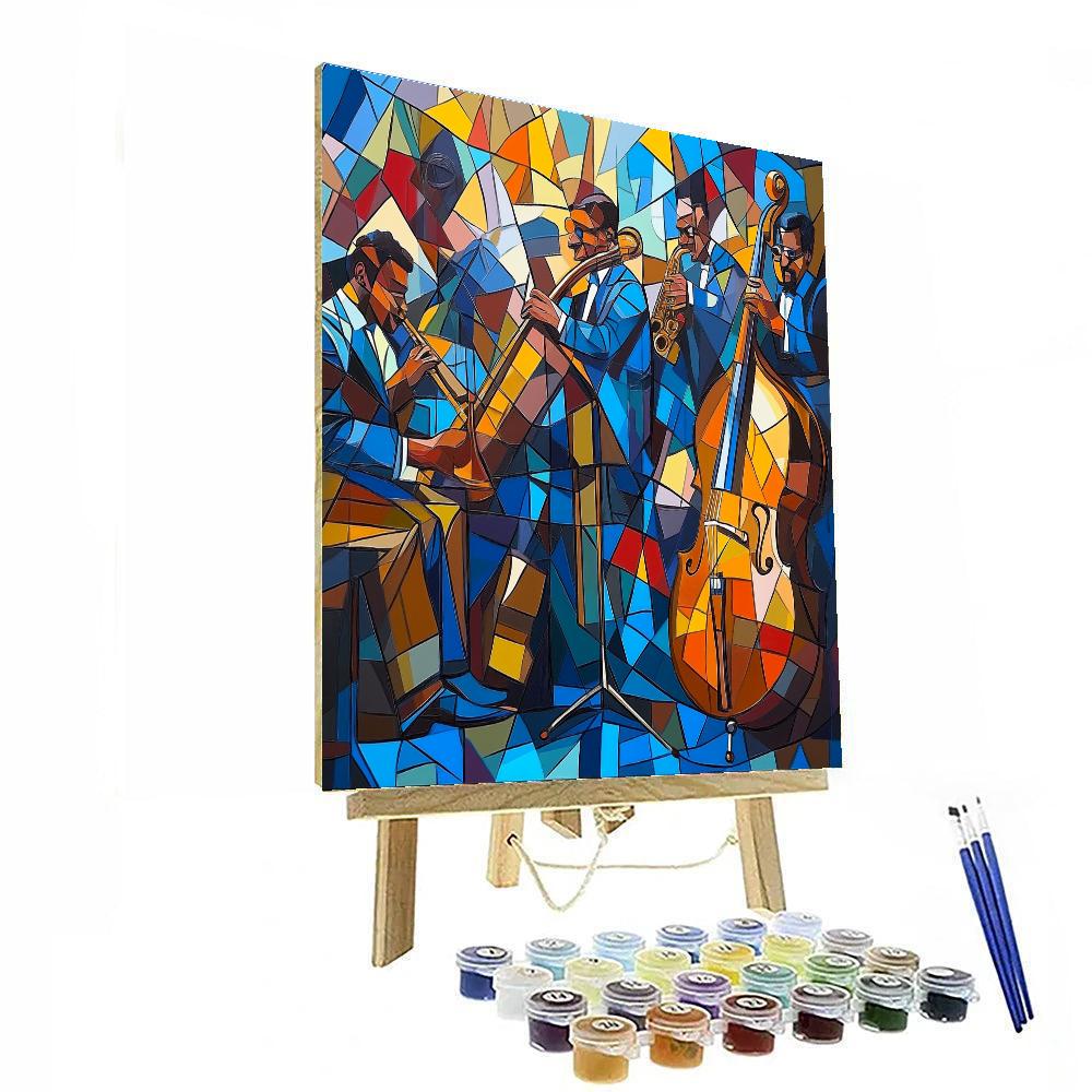 Picasso Inspired Jazz Ensemble painting number kit