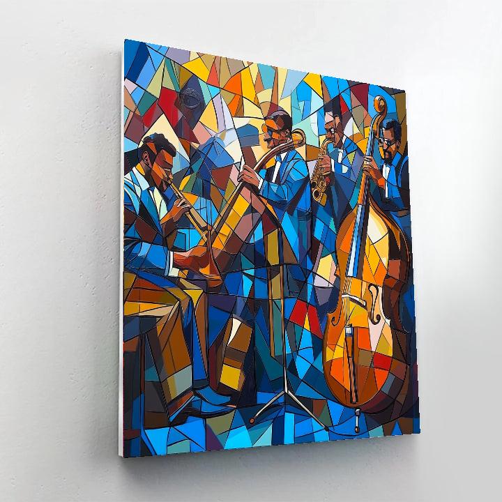 Picasso Inspired Jazz Ensemble painting number kit