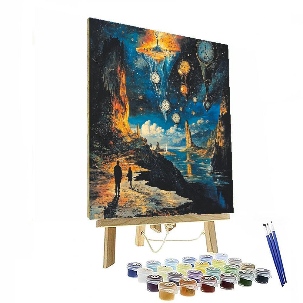 Dali Inspired Melting Memories painting number kit