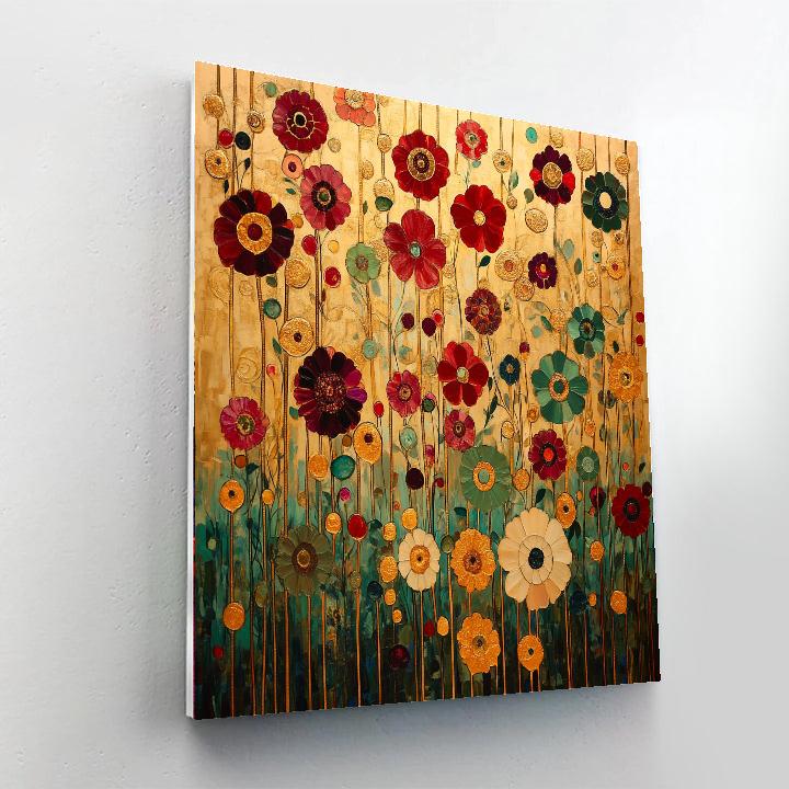 Klimt Inspired Floral Reverie DIY paint by numbers