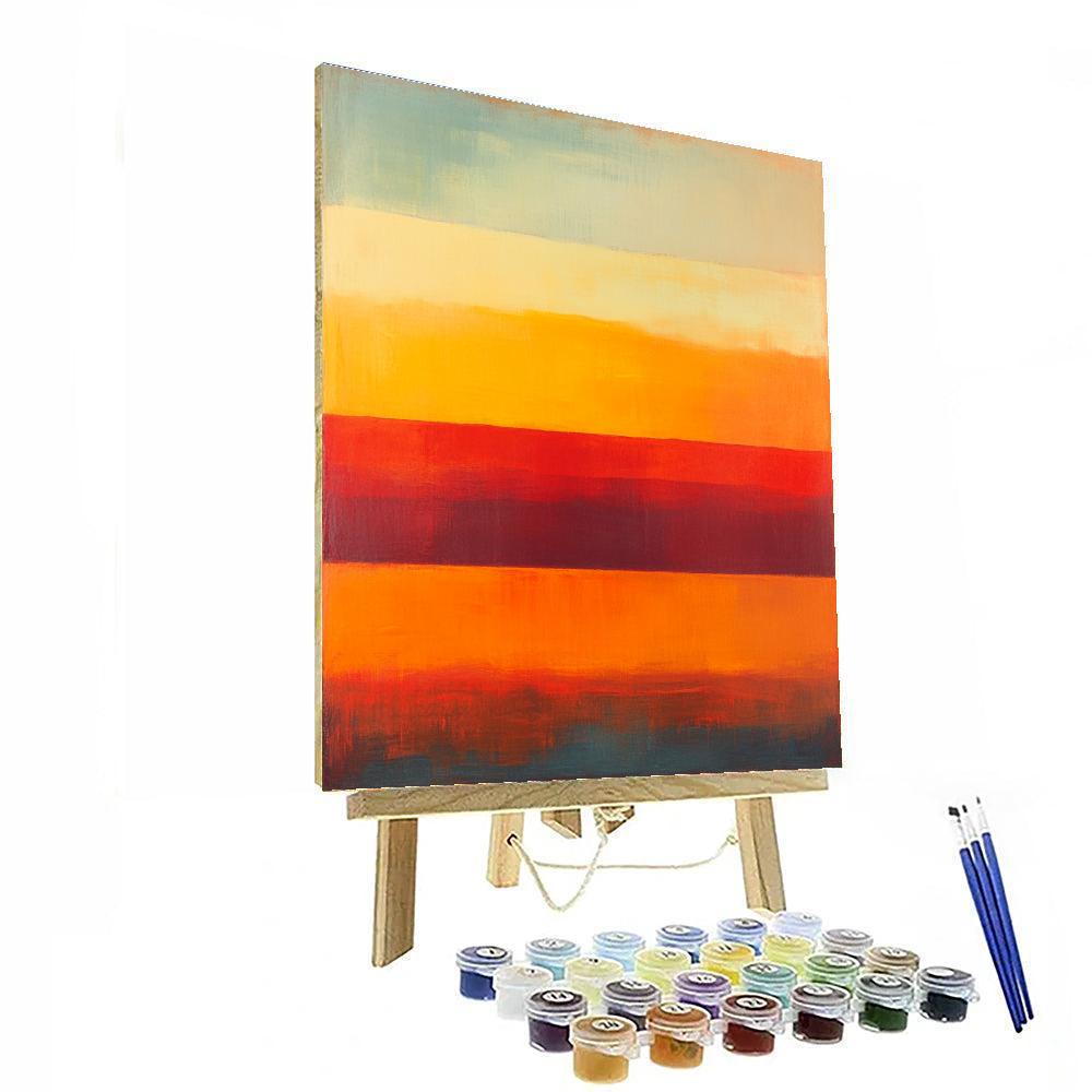 Rothko Inspired Emotional Landscape Painting by numbers kit