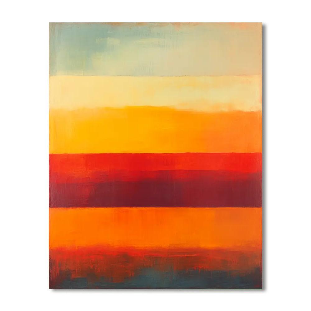 Rothko Inspired Emotional Landscape Painting by numbers kit