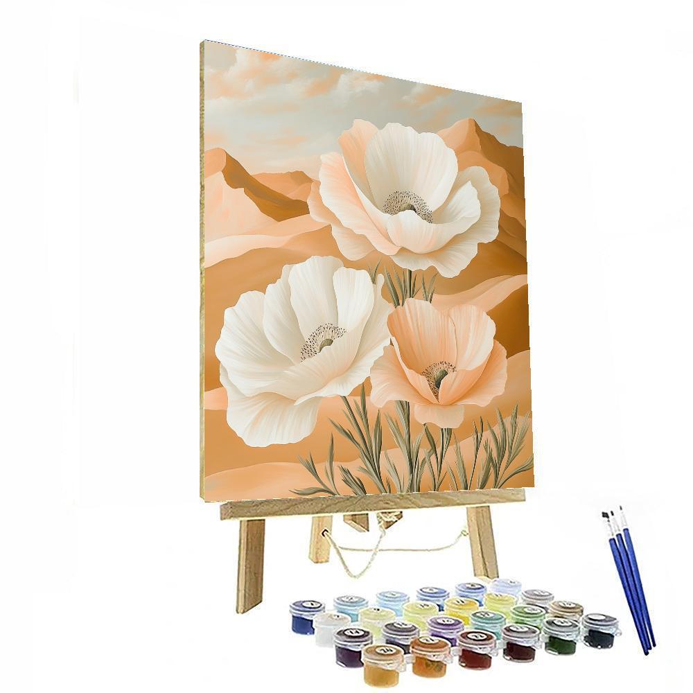 OKeeffe Inspired Desert Blooms Number painting