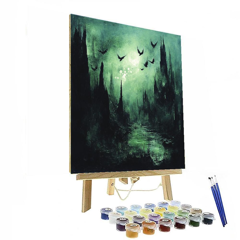 Fuseli Inspired Dreamscape Nightmare Paint by numbers kits