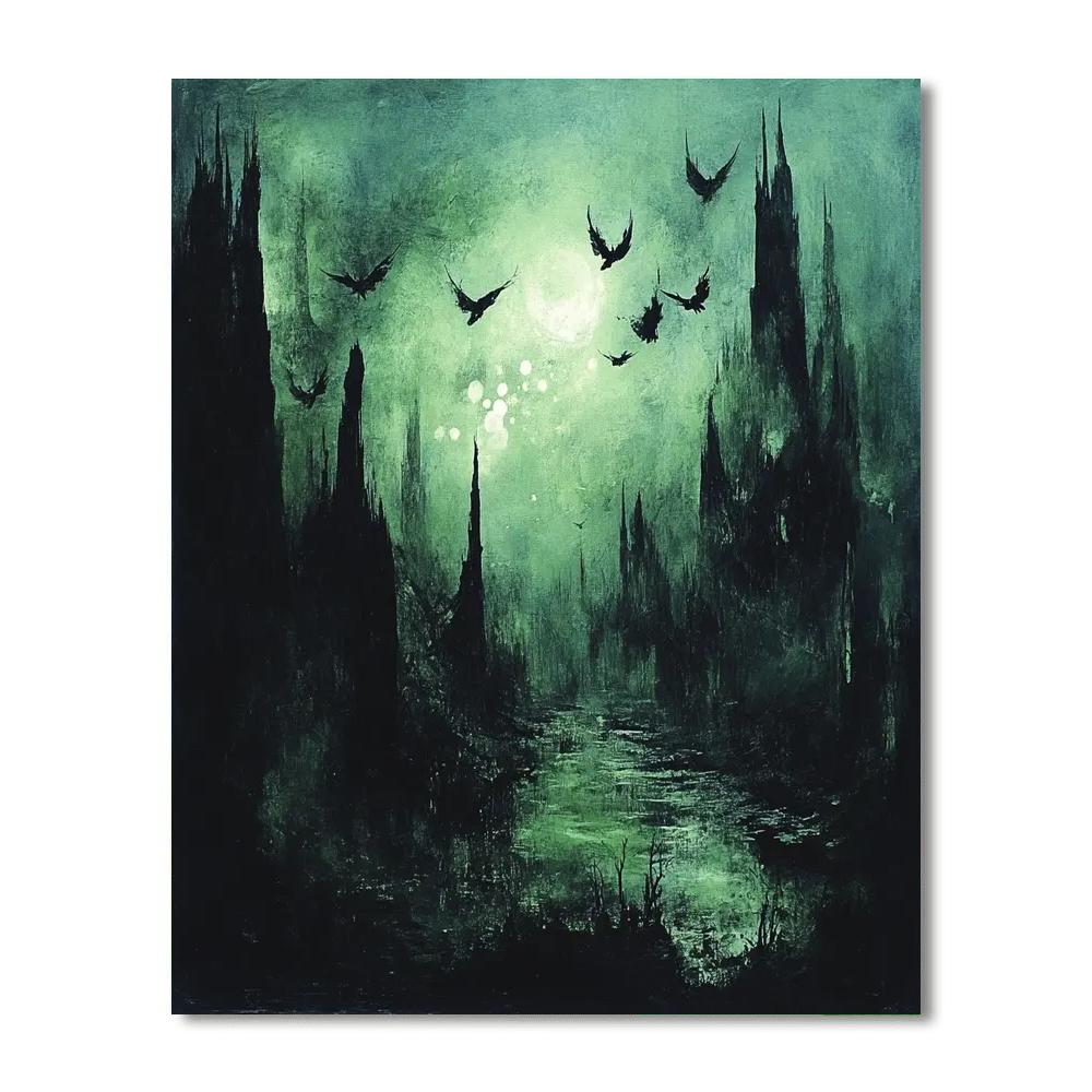 Fuseli Inspired Dreamscape Nightmare Paint by numbers kits