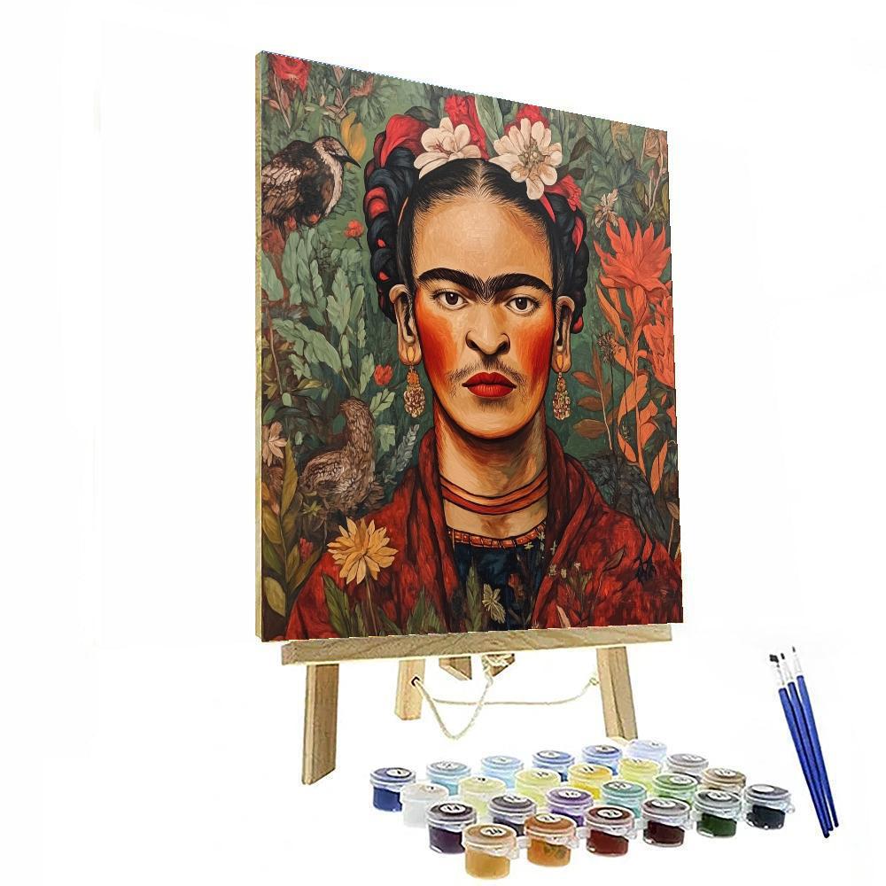 Frida Kahlo Inspired Self-Discovery painting number kit