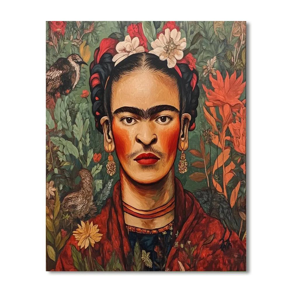 Frida Kahlo Inspired Self-Discovery painting number kit