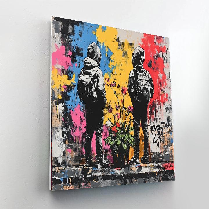 Banksy Inspired Urban Dissent Paint by numbers kits