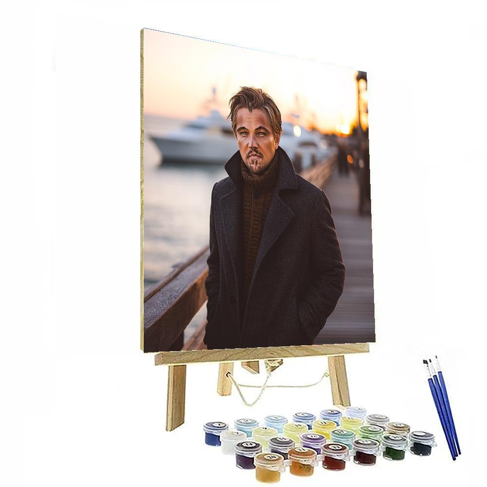 Leonardo DiCaprio The Quiet Voyager paint by number