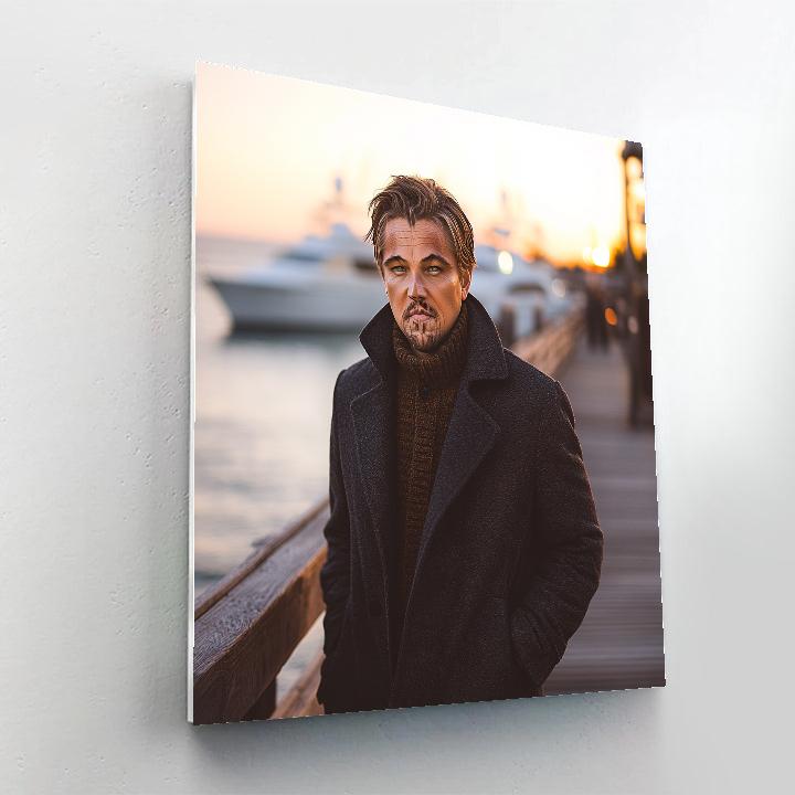 Leonardo DiCaprio The Quiet Voyager paint by number