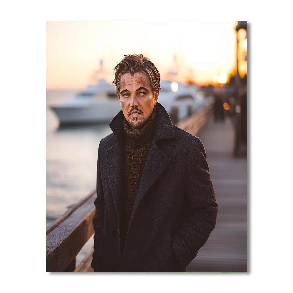 Leonardo DiCaprio The Quiet Voyager paint by number