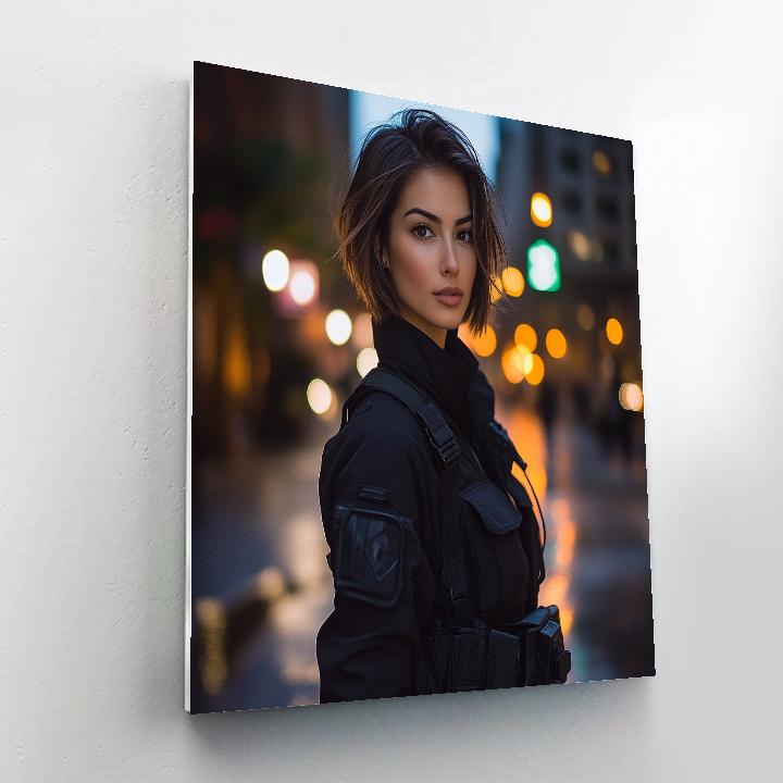 Scarlett Johansson Shadowstep Elegance Numbered painting kits